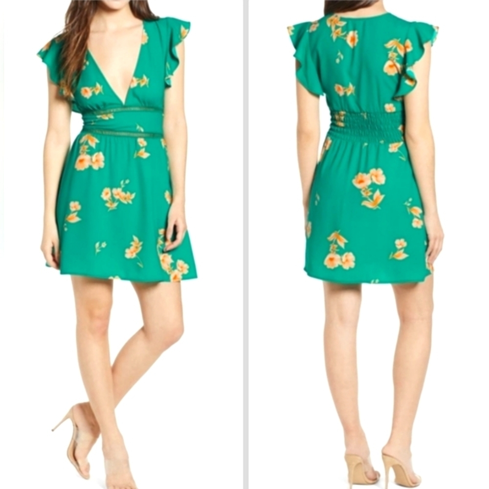NWT Leith Boho Plus Size Floral Dress